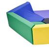 Children's Factory Hexagon Happening Hollow Kids Reading Nook, Toddler Modular Couch for Daycare, Classroom, Rainbow view 3