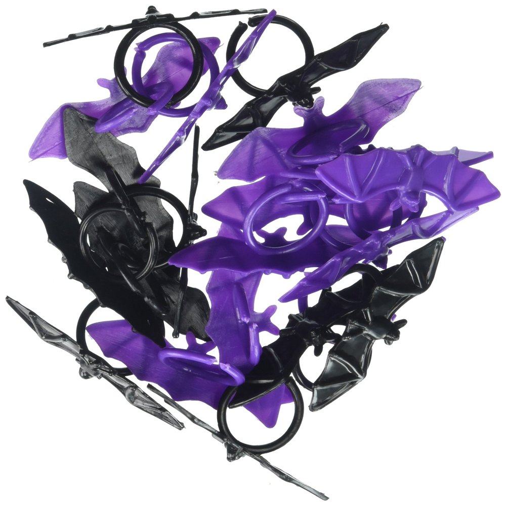 Halloween Bat Plastic Ring