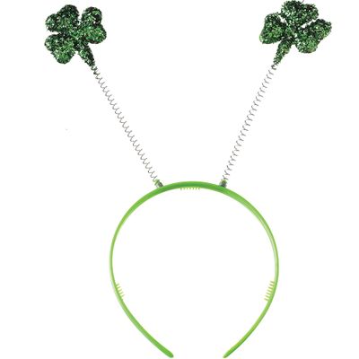 Amscan 317896 St. Patrick's Day Glitter Plastic Shamrock Headbopper 1 Piece Party Accessory