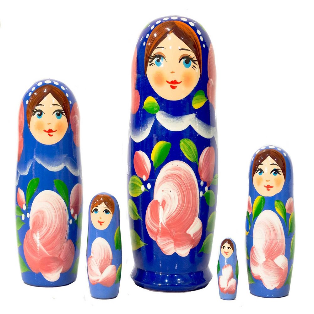 Gradient Nesting Doll 5pc./4"