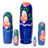 Gradient Nesting Doll 5pc./4" view 4