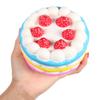 Anboor 4.33" Squishies Jumbo Slow Rising Kawaii Colorful Squishies Strawberry Cake Scented 1 Pcs view 1