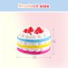 Anboor 4.33" Squishies Jumbo Slow Rising Kawaii Colorful Squishies Strawberry Cake Scented 1 Pcs view 2