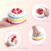 Anboor 4.33" Squishies Jumbo Slow Rising Kawaii Colorful Squishies Strawberry Cake Scented 1 Pcs view 4