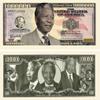 10 Nelson Mandela Million Dollar Bill with Bonus Thanks a Million Gift Card Set view 1
