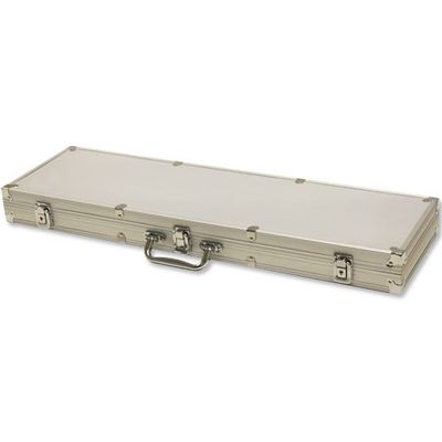 Brybelly Deluxe 600 Chip Aluminum Poker Case - Includes Bonus Poker Buttons!