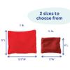 Fun and Function Weighted Tactile Beanbags - Sensory Weighted Beanbags - Multi-Sensory Tool Fidget Provides Weight, Color and Varied Textures - for Kids and Adults - 5 Pack - 1 lb Each view 3
