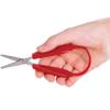 Mecanaids Compact Red Kids Scissors, 5 Inch, Aluminum Blade, Ambidextrous, 1 Count view 1