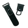 J.L. Childress Clip 'N Carry Stroller Hooks - Universal Stroller Clips with Non-Slip Straps - Durable Carabiners to Hold Watter Bottles & Bags - 2 Pack - Perfect for Uppababy & more - Black view 1