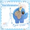 17" Tall Blue Baby Elephant Pinata Great For Baby Shower First Birthday 1st Bday It's A Boy Baby Shower view 3