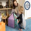 My Little House Interactive 1.25 Ft Tall Felt Playhouse and Board for Early Language and Vocabulary Development with 36 Matching Pieces view 4