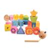 BOHS Caterpillar Lacing Blocks - Threading & Stacking - Toddler Learn Counting, Numbers and Shapes- Baby Kids Fine Motor Skills Toys view 1