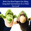 Animal Hand Puppets Set for Kids & Adults - 12.5" Premium Quality Soft Plush Toys with Movable Mouths - Perfect for Storytelling, Teaching, Preschool, Role-Play - Durable, Vibrant, Educational Puppets view 2