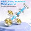 ATESSON Fidget Spinner Toy Ultra Durable Stainless Steel Bearing High Speed Precision Metal Material Hand Spinner Focus Anxiety Stress Relief Boredom Killing Time Toys Silver view 2