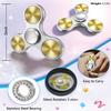 ATESSON Fidget Spinner Toy Ultra Durable Stainless Steel Bearing High Speed Precision Metal Material Hand Spinner Focus Anxiety Stress Relief Boredom Killing Time Toys Silver view 3