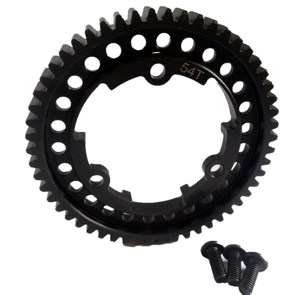 Harden Steel 54T Main Spur Gear 1 Mod M1-1 pc for Traxxas 1/5 XMAXX 1/10 New E-Revo2.0 MAXX 1/7 XO-1 6449