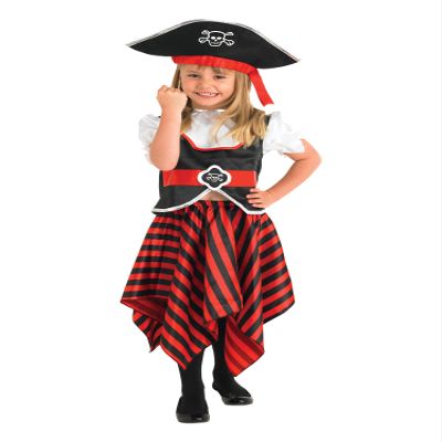3-4 Years Girls Pirate Costume