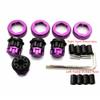 17mm Hex Wheel Conversion with 5mm Extensions M5 Right and Left Wheel Nuts Purple for HPI Savage Flux X XL 21 25 SS 4.6 view 2