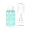 Lifefactory Glass Baby Bottle BPA Free | Protective Silicone Sleeve | 4 oz Pack of 4 | Mint & Cantaloupe view 4