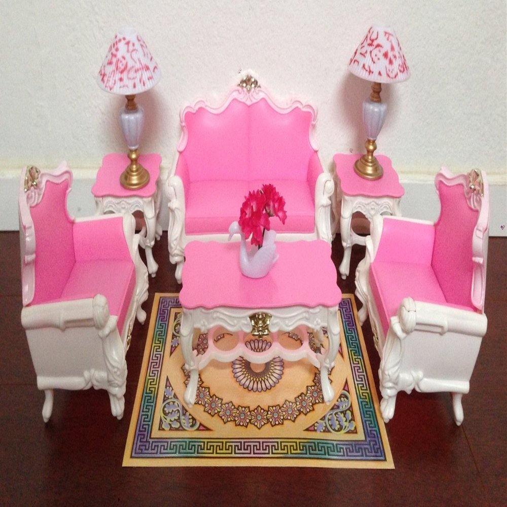My Fancy Life Dollhouse Furniture - Deluxe Living Room Playset