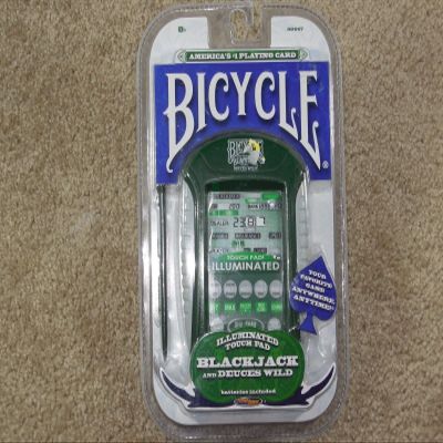 Bicycle Illuminated Touch Pad Electronic Handheld Blackjack Game