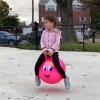 AppleRound Hippity Hoppity Hopball with Ball Pump, 18in/45cm Diameter for Age 3-7, Kangaroo Bouncer, Space Hopper Ball with Handle for Children, Printed Design (Girl) view 2