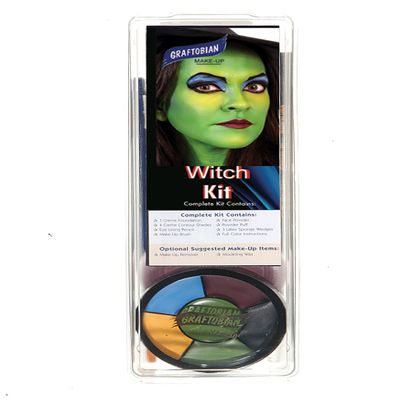 Graftobian Witch Character Makeup Kit - Witch Makeup Set for Costumes, Cosplay, and Halloween