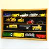 1/24 Scale Die-Cast Model 20 Cars Display Case Cabinet 98% UV Door Holds Up to 20cars, Oak view 1