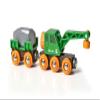 BRIO World 33698 - Clever Crane Wagon Set - 4 Piece Wooden Toy Train Set for Kids | Imaginative Play | Compatibility with Other Sets | FSC-Certified Wood view 4