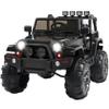 Best Choice Products Kids 12V Ride On Truck, Battery Powered Toy Car w/Spring Suspension, Remote Control, 3 Speeds, LED Lights, Bluetooth - Black view 1