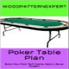 Poker Table How-to Book; Paper Pattern Plan to DIY and Easily Build 8x4 Texas Holdem Casino Style view 1