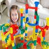 MindWare Marble Run and Add-on Set - 120+ Piece Building Set for Kids Plus Over 20 Marbles view 2
