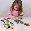 TOWO Wooden Giraffe Alphabet Blocks and Number Blocks Jigsaw Puzzle 41 cm Large Size 2 in 1 ABC Number Puzzle - Wooden Letter Puzzles Educational Toys for 3 Year olds view 2