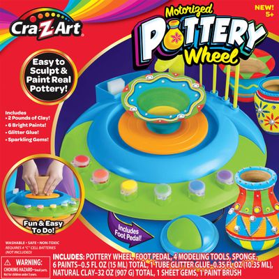 CRA-Z-Art Childrens Motorized Pottery Wheel Activity Set