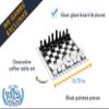 Black and Clear Glass Chess Set view 2