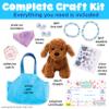 Creativity for Kids Designer Doggie Kit | Plush Pet, Purse & Jewelry Craft for Screen-Free Play (Ages 4+) view 3