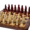 Berkeley Isle of Lewis Chess Set (cream and red- board not included) view 1