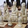 Berkeley Isle of Lewis Chess Set (cream and red- board not included) view 2