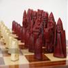 Berkeley Isle of Lewis Chess Set (cream and red- board not included) view 3