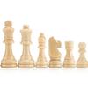 AMEROUS Wooden Chess Pieces Only, Staunton Style Wood Chessmen with 3.15" King - Storage Bag - Gift Packed Box, Tournament Chess Game Pawns for Replacement of Missing Pieces view 2