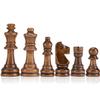 AMEROUS Wooden Chess Pieces Only, Staunton Style Wood Chessmen with 3.15" King - Storage Bag - Gift Packed Box, Tournament Chess Game Pawns for Replacement of Missing Pieces view 3