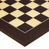 17.75 Inch Wenge and Maple Deluxe Chess Board view 3