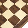 17.75 Inch Walnut and Maple Chess Board view 4