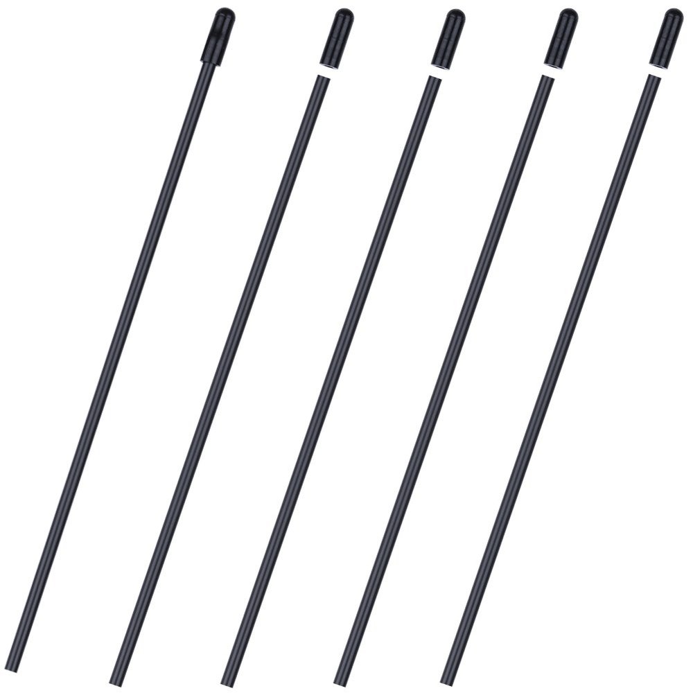 5PCS HobbyPark Plastic Antenna Tube with Cap Black for RC Remote Control Vehicles FPV Drone Quadcopter Multicopters Boats 2.4G Receiver