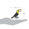 Safari Ltd. Toucan Figurine - Lifelike 2.75" Bird Figure - Educational Toy for Boys, Girls, and Kids Ages 3+ view 3