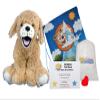 15" Goldie The Retriever Dog Make Your Own *NO SEW* Stuffed Animal Kit w/Backpack view 1