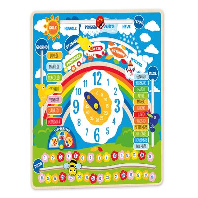 TEOREMA CALENDARIO DIDATTICO in Legno