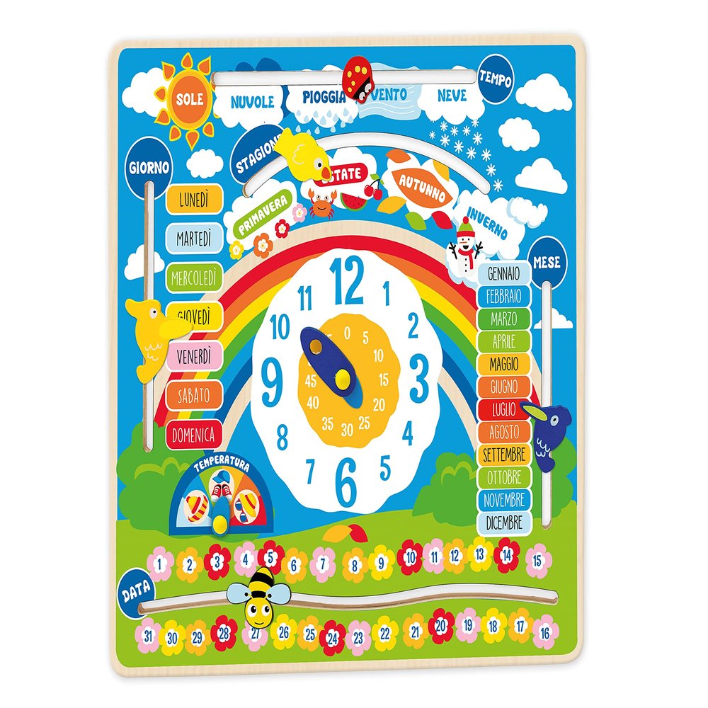 TEOREMA CALENDARIO DIDATTICO in Legno