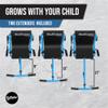EzyRoller Classic Ride on Scooter for Kids Ages 4+ - Blue view 3
