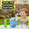 Kidzlane Bubble Maker Machine for Kids - Big Bubbles Speed Blower for Toddler's Outdoor Party Play - Makes 500 to 1000 per Minute (Bubble Dolphin) - Easter Basket Filler and Easter Gift for Children view 4